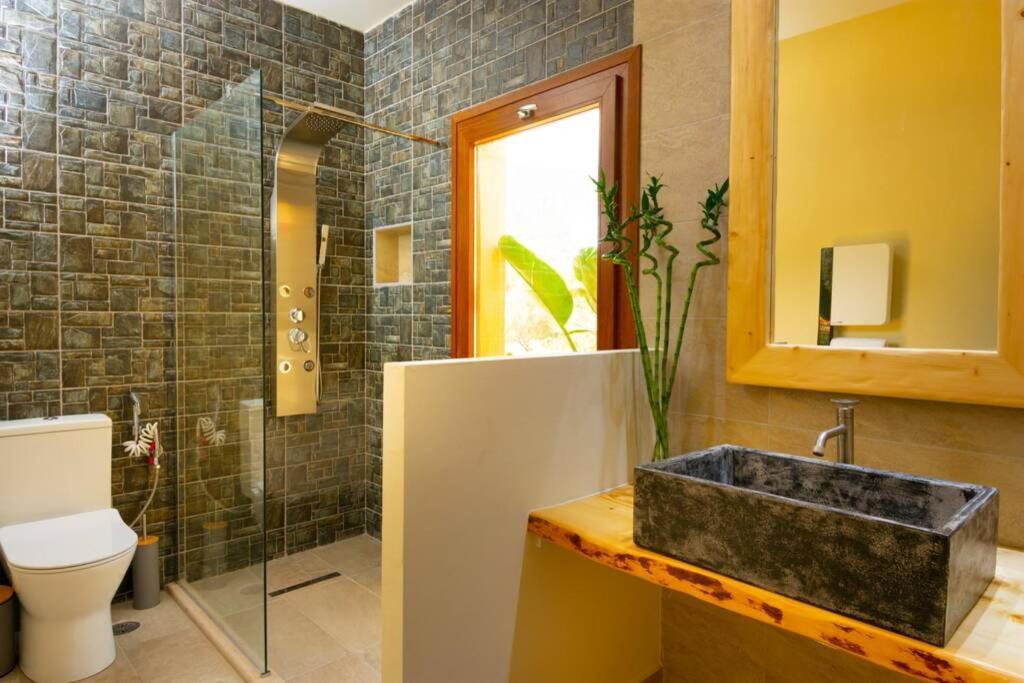 Istron Agnanti Apartment อายิโอสนิโกลาโอส ภายนอก รูปภาพ